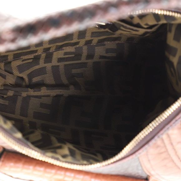 Fendi Spy Hobo Leather Mini Brown - Picture 6 of 7